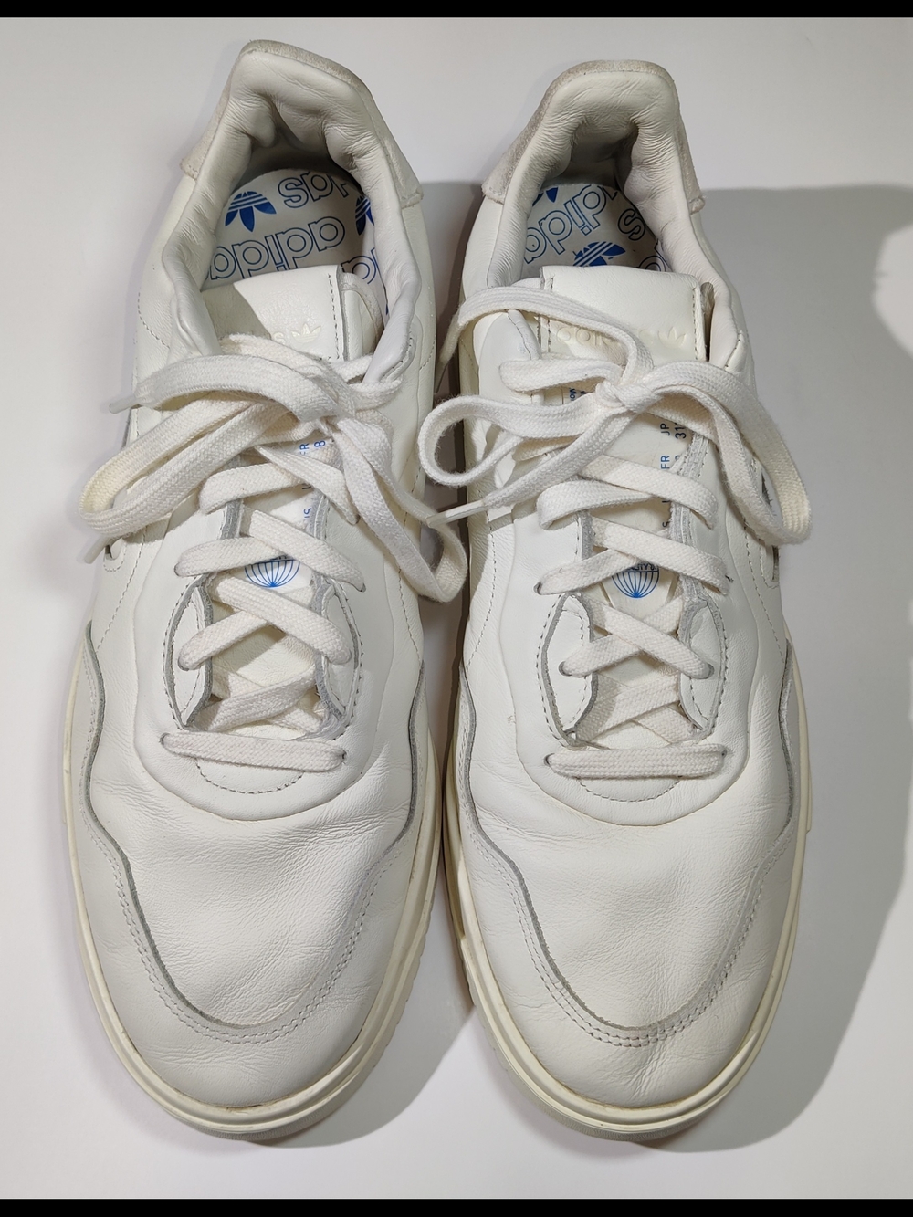 Adidas SC Premiere Mens Size 13 Low Top Leather Sneaker EF5902 Off White Court